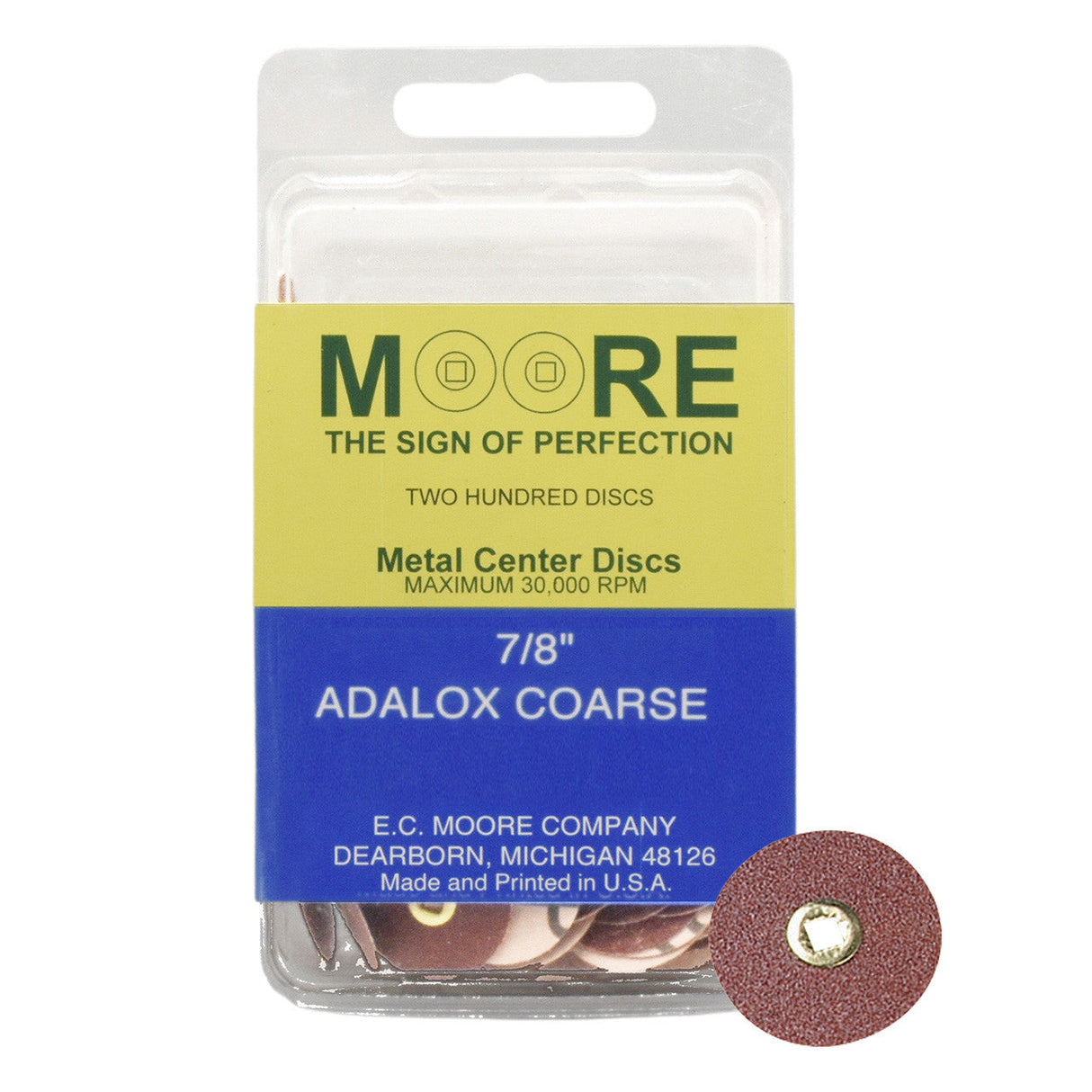 Moore's Snap-On Discs, Adalox (200pcs)