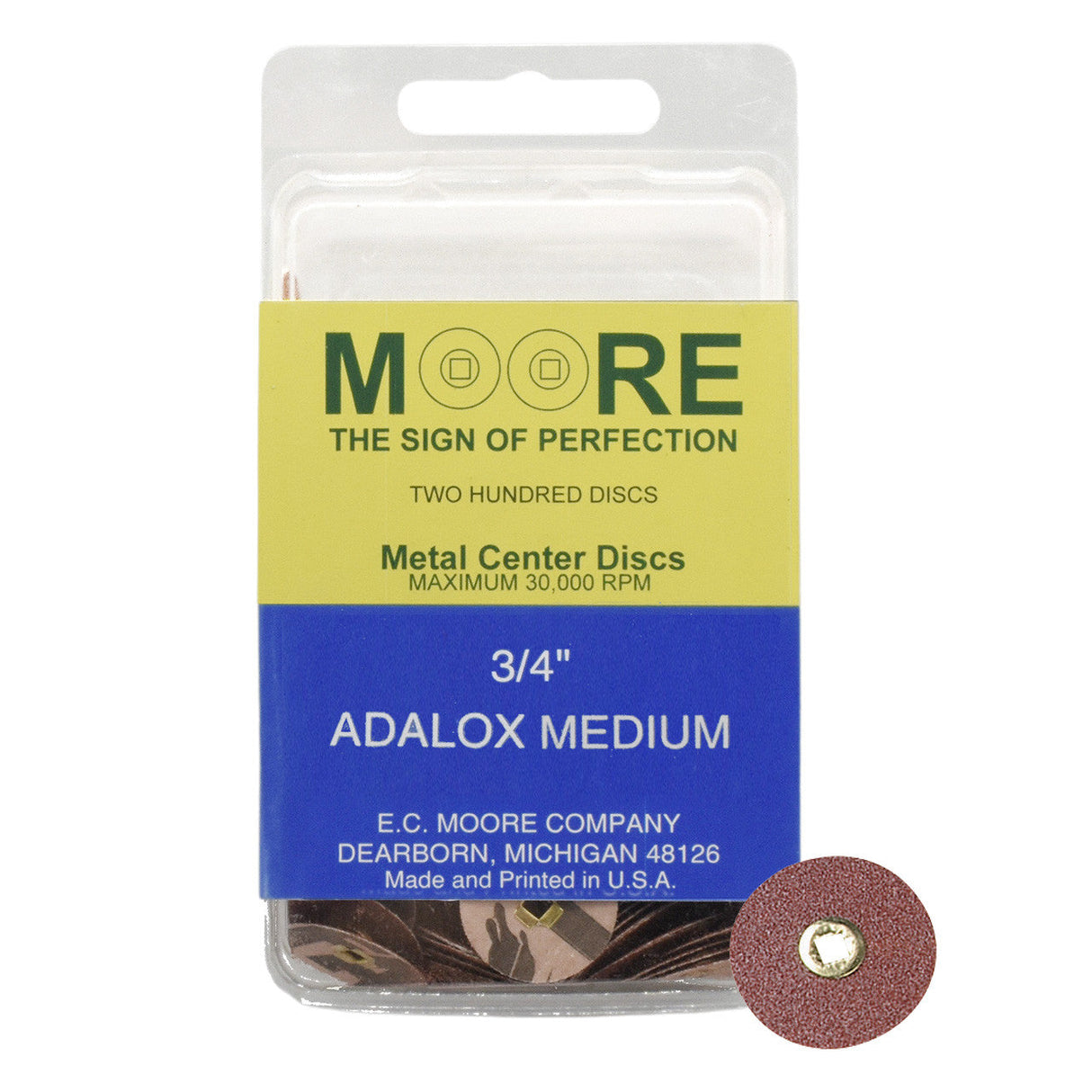 Moore's Snap-On Discs, Adalox (200pcs)