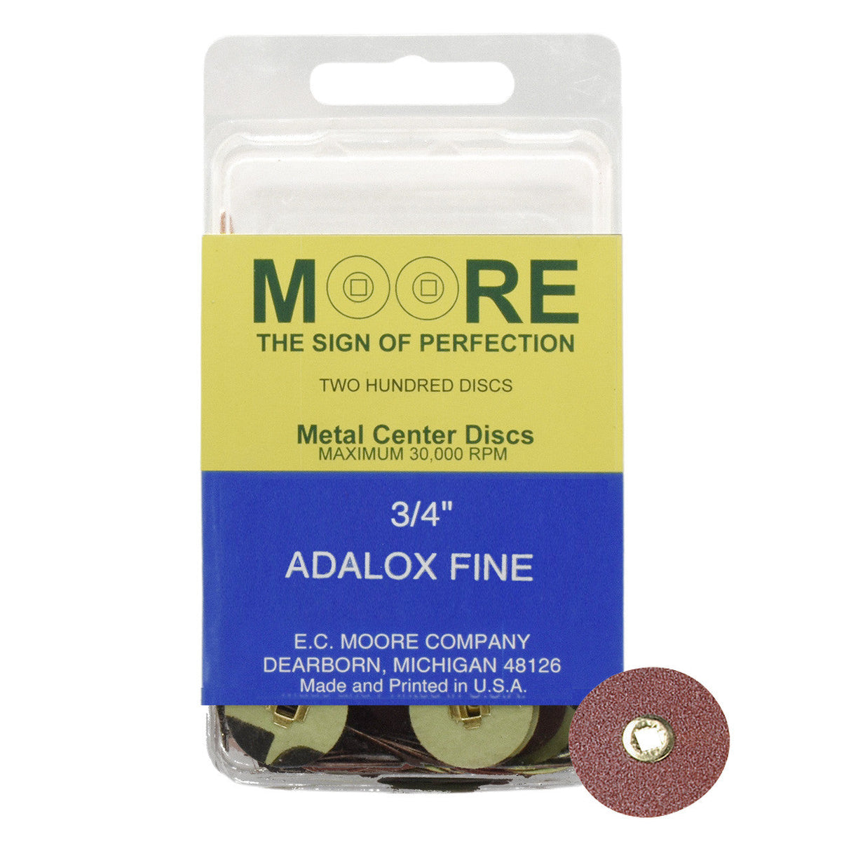 Moore's Snap-On Discs, Adalox (200pcs)