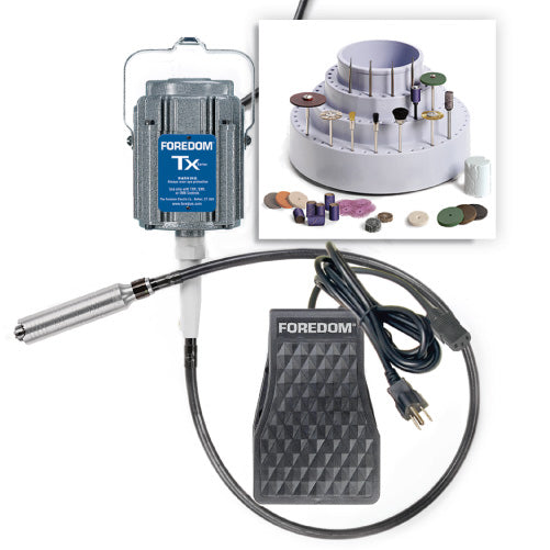 Foredom® TX Flex Shaft Sets, 1/3 HP