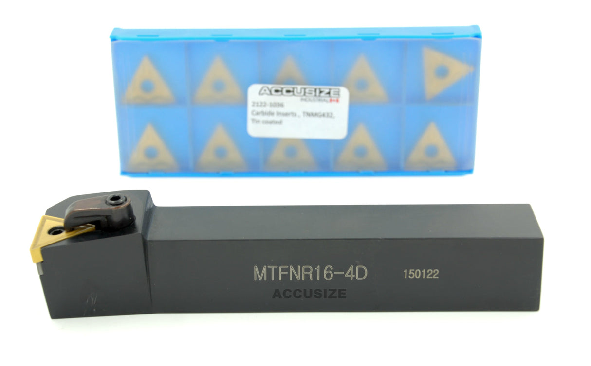 MTFN R/L Toolholders with TNMG Carbide Inserts