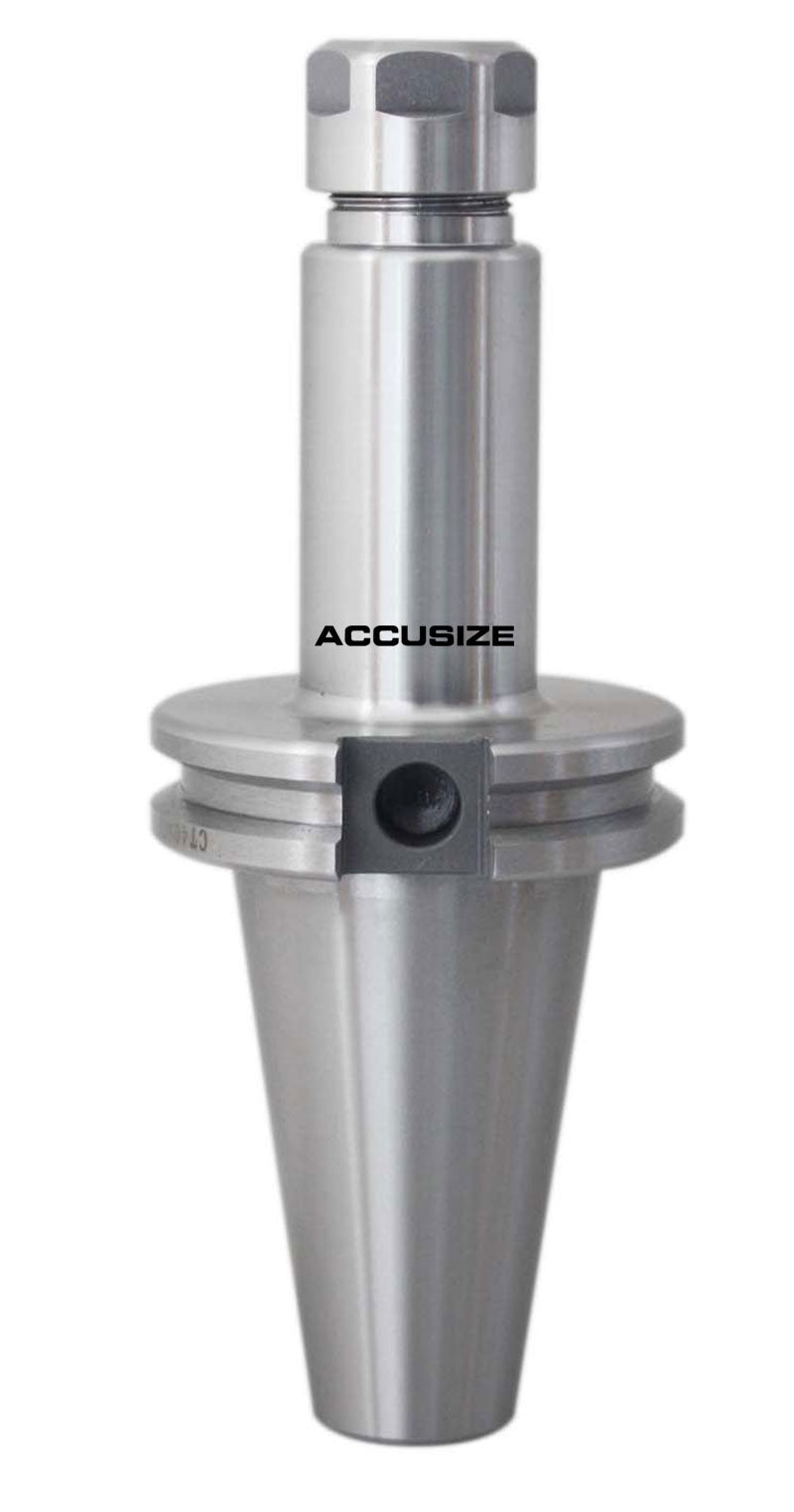 Premium V-Flange CAT40 and BT40 to ER Style Collet Chucks, Balanced to 20,000 RPM at G2.5