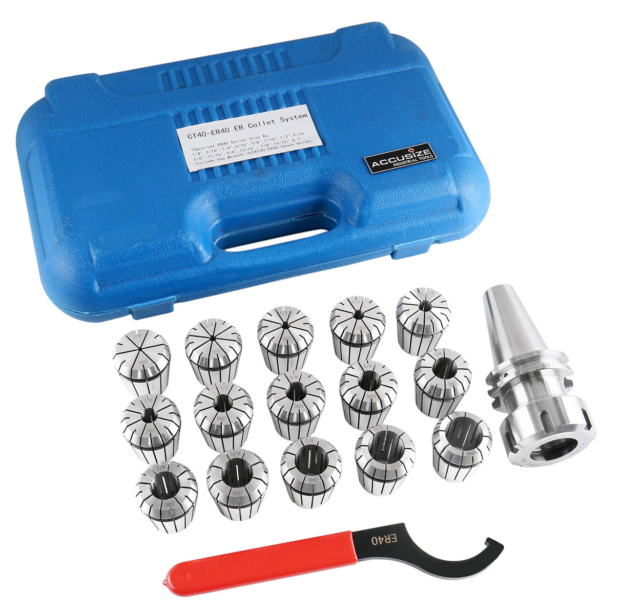 ER Collet Systems with CAT40 or BT40 Shanks