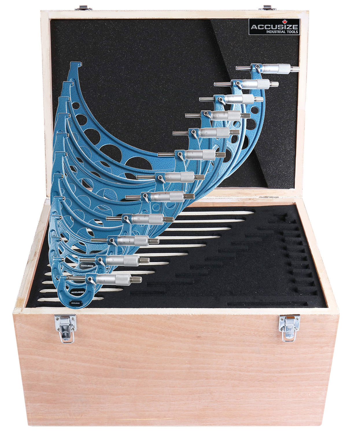EG00-0912, 0-12"x0.0001" 12 Ps/Set Precision outside Micrometers