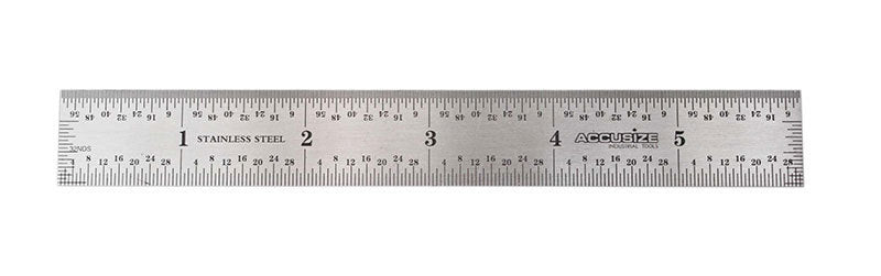30 pcs of Rigid Steel Rules 4R, 6" x 3/4" width, 0.032" thickness, #EG06-4008x30