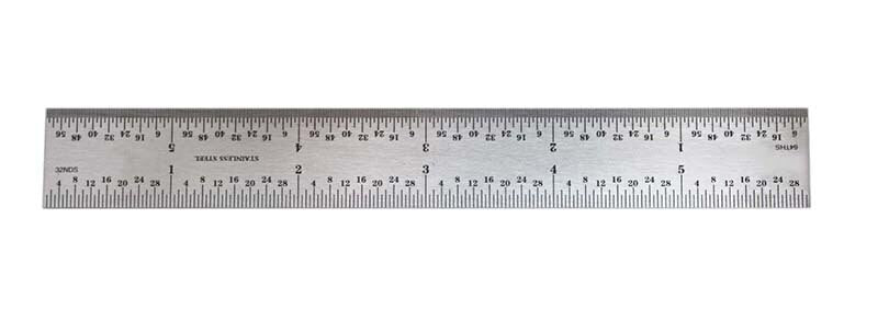 30 pcs of Rigid Steel Rules 4R, 6" x 3/4" width, 0.032" thickness, #EG06-4008Ax30