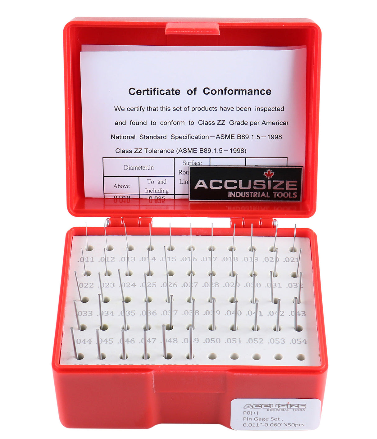 Steel Plug Pin Gage Sets