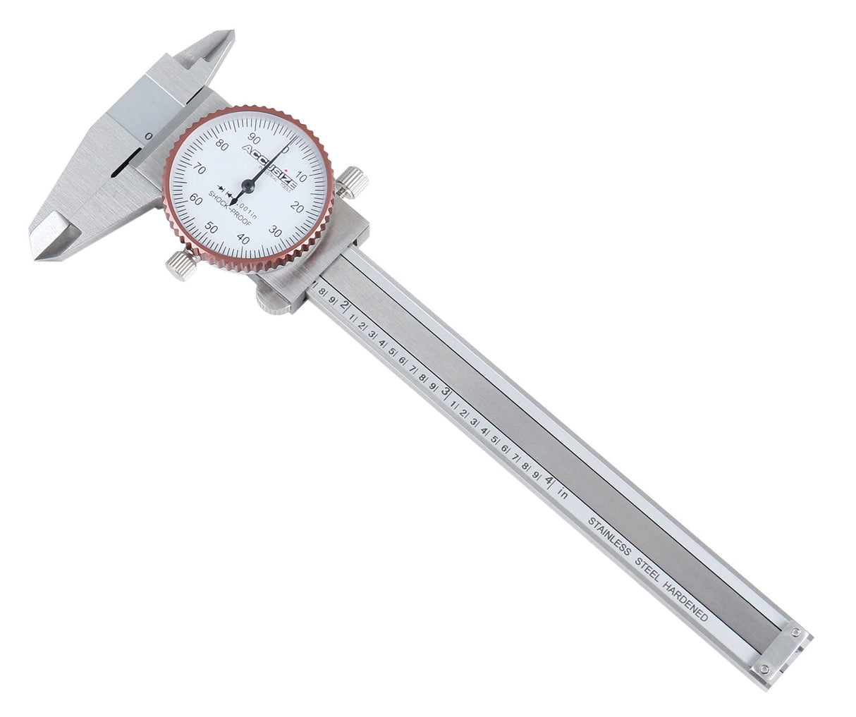 Dial Caliper, Stainless Steel, Inch.