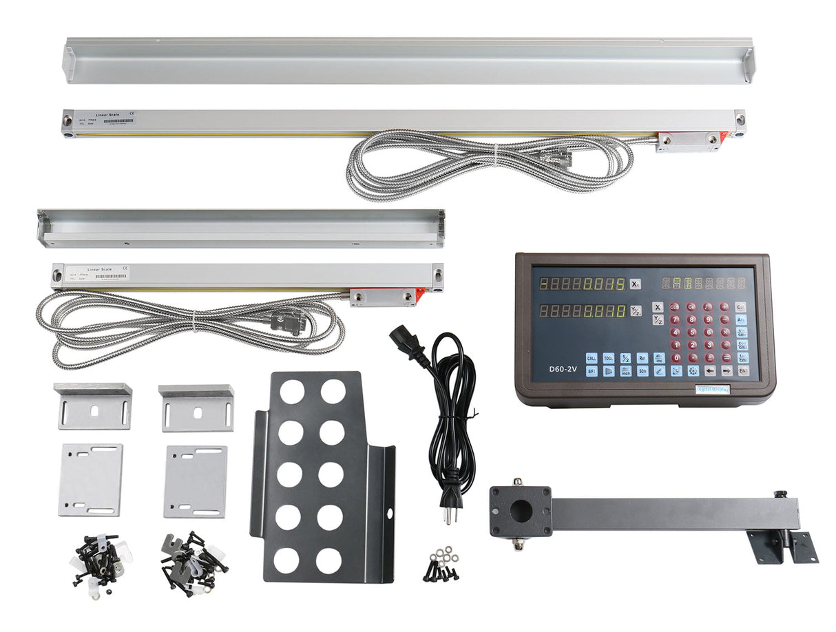 2-Axis DRO Milling Machine Packages (X, Y)