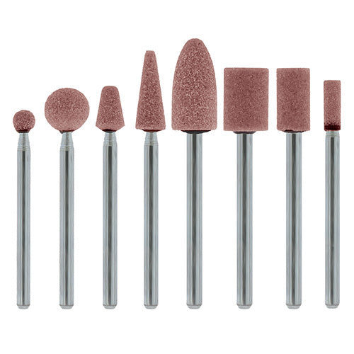 Red Mounted Stones - "B" Style - 1/8" Shank (Pkg. of 24)