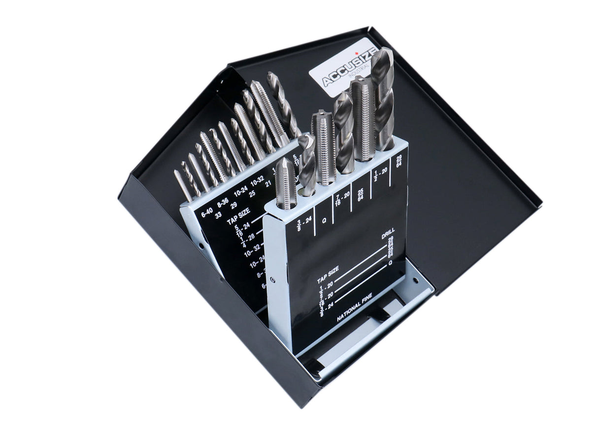 H.S.S. Tap & Drill Sets (NF, NC and Metric)