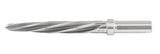 H.S.S. Aligning Reamer, Spiral Flute, 3/8" Straight Shank with 3-Equal Flat
