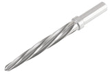 H.S.S. Aligning Reamer, Spiral Flute, 3/8" Straight Shank with 3-Equal Flat