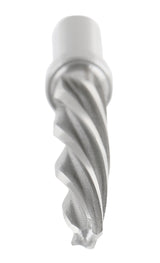 H.S.S. Aligning Reamer, Spiral Flute, 3/8" Straight Shank with 3-Equal Flat