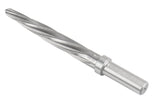 H.S.S. Aligning Reamer, Spiral Flute, 3/8" Straight Shank with 3-Equal Flat