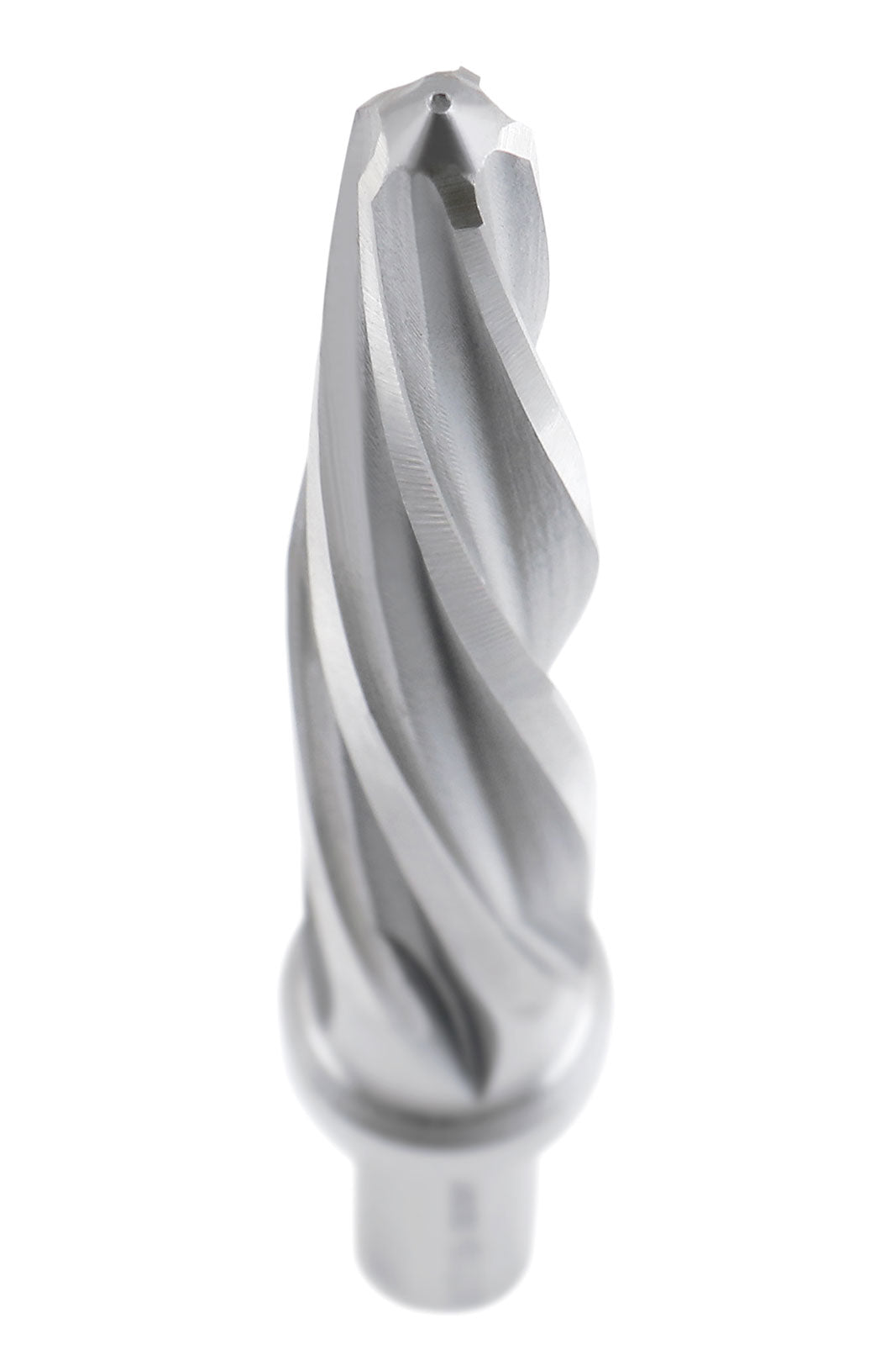 H.S.S. Aligning Reamer, Spiral Flute, 3/8" Straight Shank with 3-Equal Flat