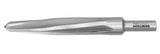 H.S.S. Aligning Reamer, Spiral Flute, 3/8" Straight Shank with 3-Equal Flat