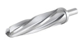 H.S.S. Aligning Reamer, Spiral Flute, 3/8" Straight Shank with 3-Equal Flat