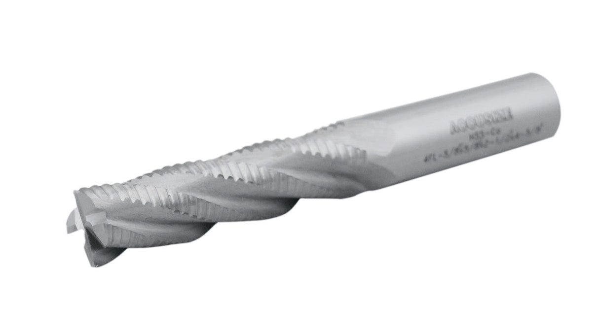 M42-8% Cobalt Roughing End Mills, Standard Tooth