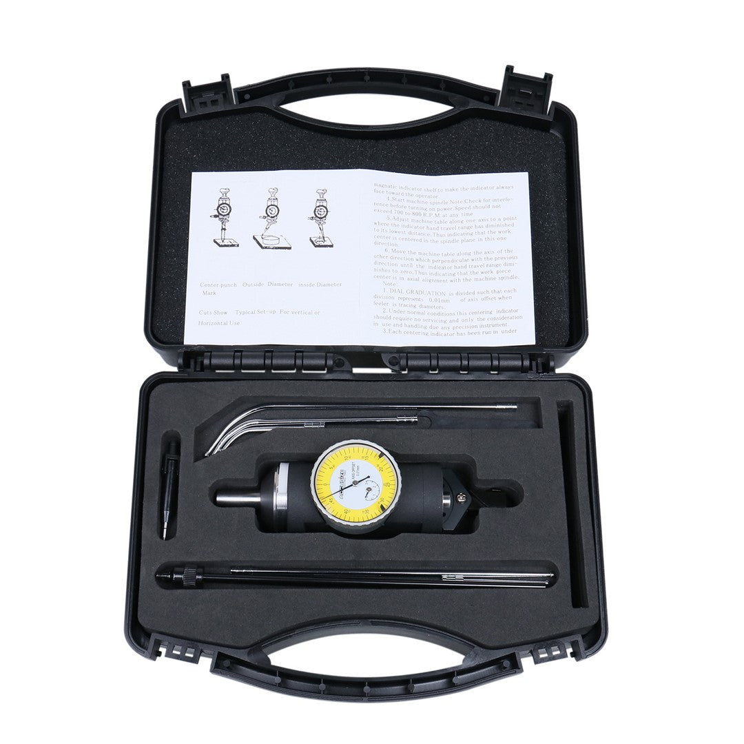 CO-AX Indicators, White and Yellow Face, mm and inch