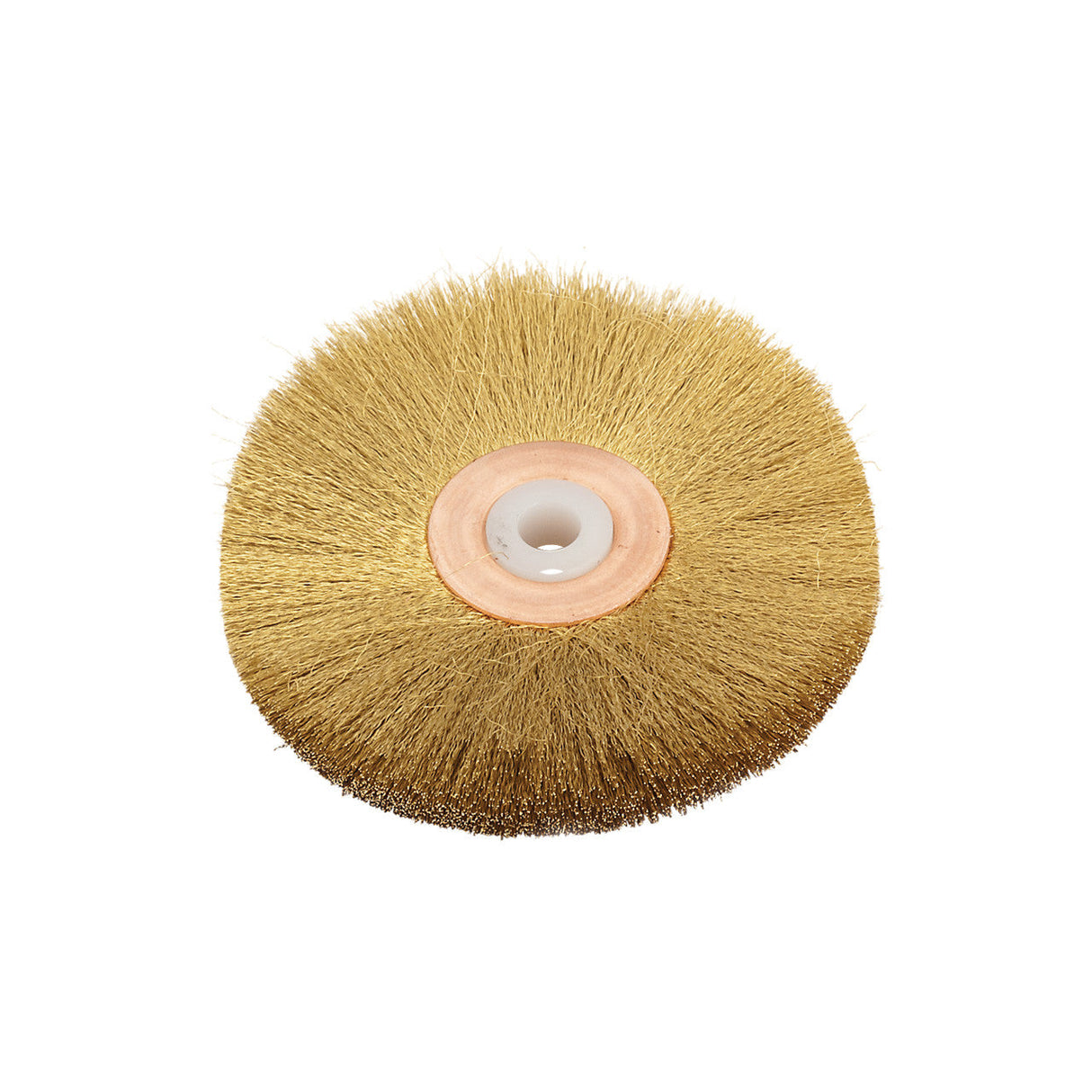 4" Brass Scratch Wheel Brush - #4403B