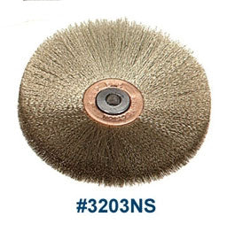 Wire Scratch Wheel Brush (3" Nickel Silver)