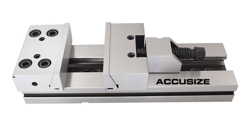 1202-1025, 6" x 8" CNC Machine Vise system, Matched Vise Bases +/- 0.0004"