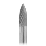 Solid Carbide Burs, 1-1/2" Long, 1/8" Shank