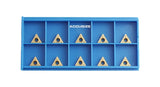 Carbide Inserts, TCMT, TiN Coated, 10 PCS/SET