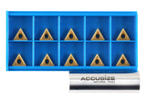 Carbide Inserts, TCMT, TiN Coated, 10 PCS/SET
