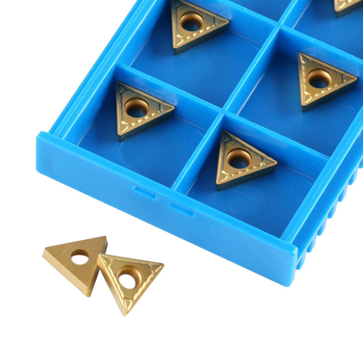 Carbide Inserts, TCMT, TiN Coated, 10 PCS/SET