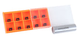Carbide inserts, CVD Coating, CCMT, Black/Yellow, 10 ps/box