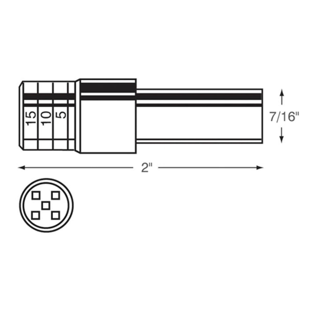 Heavy-Duty Cluster Diamond Dresser - HD-15