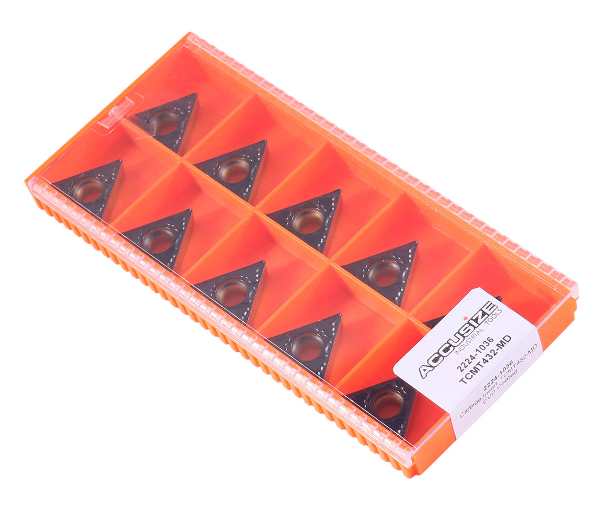 Carbide inserts, CVD Coating, TCMT, Black/Yellow, 10 ps/box