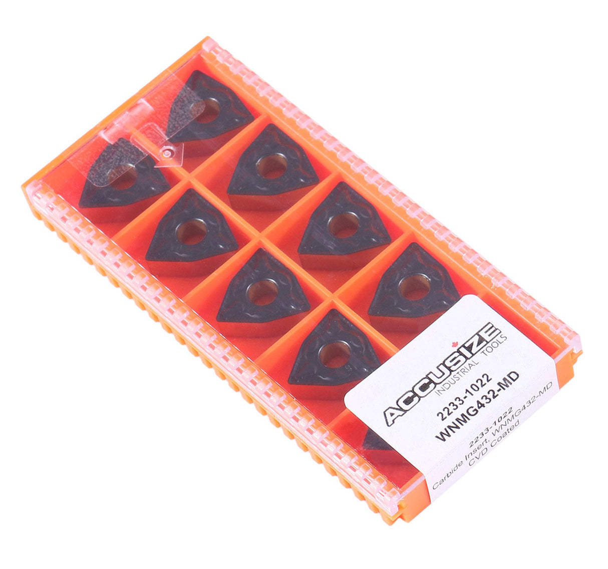 Carbide inserts, CVD Coating, WNMG, Black/Yellow, 10 ps/box