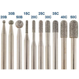 Diamond Mounted Points, 1/8" Shank