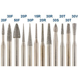 Diamond Mounted Points, 1/8" Shank