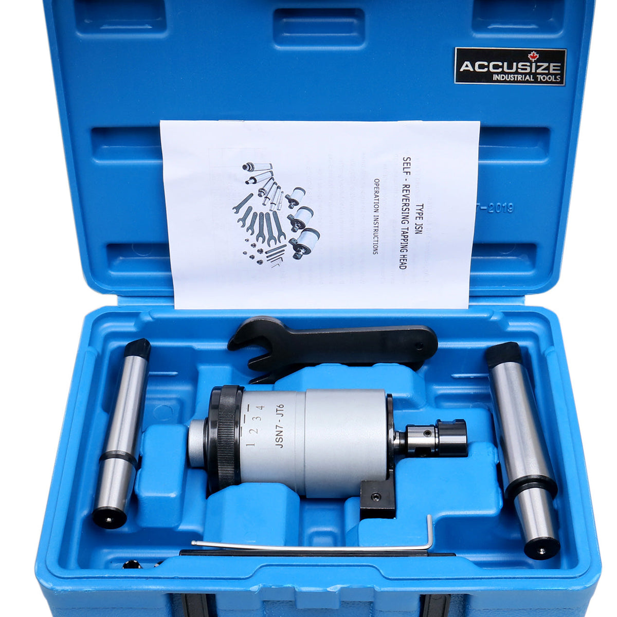 Self-Reversing Tapping Head | Accusize Industrial Tools – KTS Tooling ...