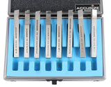 8 pcs H.S.S. Tool Bit Set, Pre-Ground for Turning & Facing Work, 1/4", 5/16", 3/8" & 1/2"