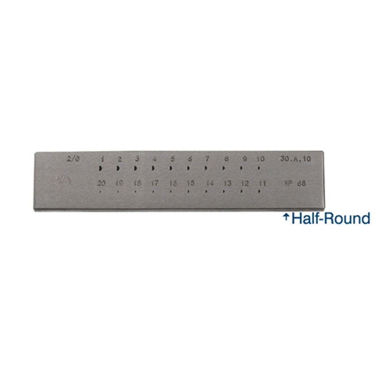 Steel Drawplate Half-Round