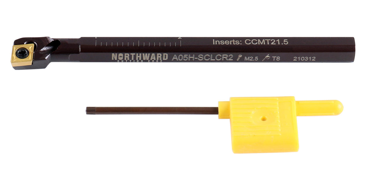 RH SCLCR Coolant Through Indexable Boring Bars with CCMT Inserts