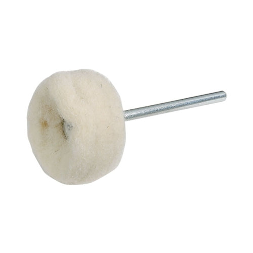 Mounted Soft Felt Wheel Buffs, 3/32" Shank