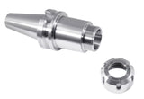 Premium V-Flange  CAT40 and BT40 to ER Style Collet Chucks, Balanced to 20,000 RPM at G2.5