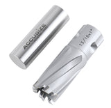 Carbide Tipped Annular Cutter with One-Touch Shank CBN Ground, ANSI Standard, Cutting Depth: 1" or 2"