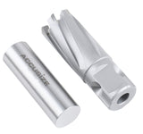 Carbide Tipped Annular Cutter with One-Touch Shank CBN Ground, ANSI Standard, Cutting Depth: 1" or 2"