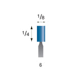 Blue Mounted Points, 3/32" Shank (Pkg. of 24)