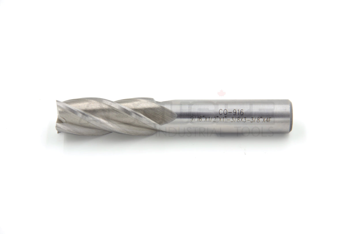 M42-8% Premium Cobalt End Mills, 4 Flute