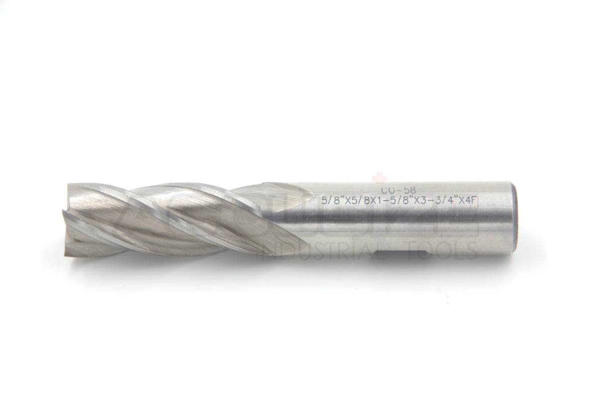 M42-8% Premium Cobalt End Mills, 4 Flute