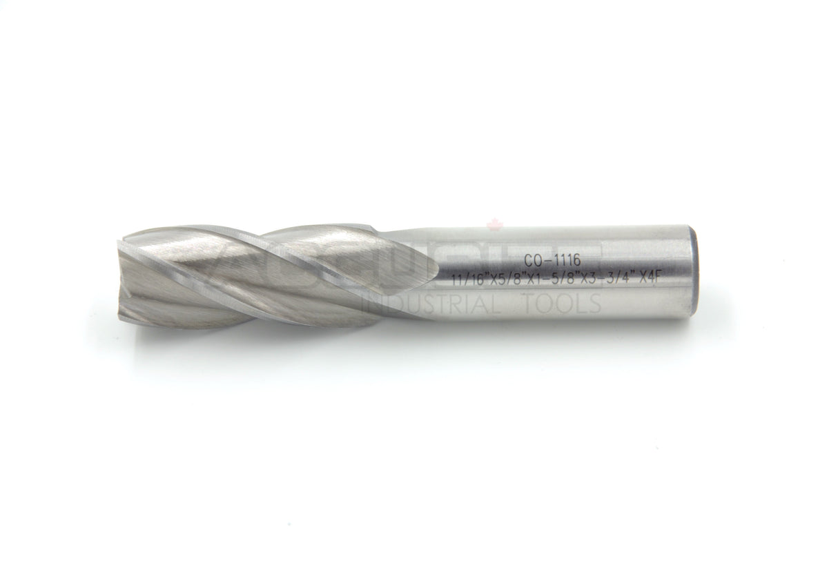 M42-8% Premium Cobalt End Mills, 4 Flute