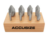6 Flute HSS Machine Countersinks Sets, 8 pcs/Set